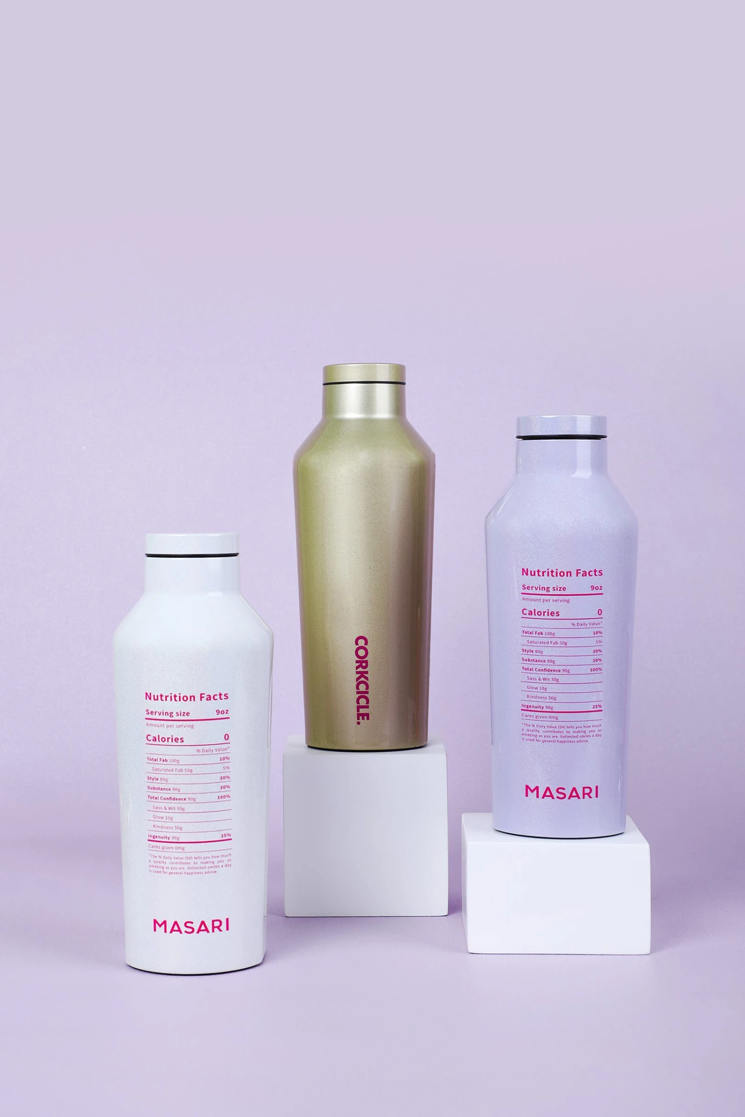 Masari X Corkcicle Sparkle Unicorn Magic Canteen 9oz 5 Masari X Corkcicle Sparkle Unicorn Magic Canteen 9oz - Image 5