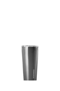 Corkcicle Grey Gunmetal Metallic Tumbler