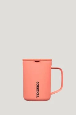 Corkcicle Coral Neon Lights Mug 16oz