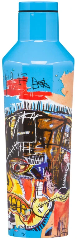 Corkcicle Basquiat Edition Canteen - 16oz|-|Bouteille Édition Basquiat - 16oz -Corkcicle Drinkware Deals Store CRK 2016 Basquiat 7EUntitled 20Blue 20Skull