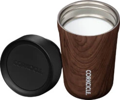 Corkcicle Commuter Cup Insulated Travel Coffee Mug - 9 Oz|-|Tasse à Café De Voyage Isolée Commuter Cup - 9 Onces -Corkcicle Drinkware Deals Store CRK 2809GP 7E 7EDetail3 20Walnut 20Wood