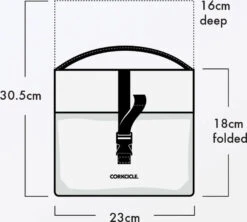 Corkcicle Nona Roll-top Lunchbox Cooler|-|Boîte à Lunch Glacière Nona Roll-top -Corkcicle Drinkware Deals Store CRK 91NR S20 7E 7ED 20Black