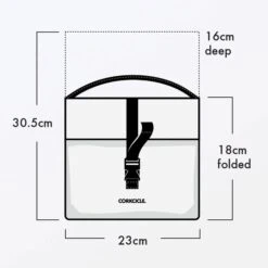 Corkcicle Nona Roll-top Lunchbox Cooler|-|Boîte à Lunch Glacière Nona Roll-top -Corkcicle Drinkware Deals Store CRK 91NR S20 7E 7EDetail4 20Black