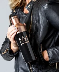 Corkcicle Canteen - Basquiat Collection - 16oz|-|Canteen - Basquiat Collection - 16oz -Corkcicle Drinkware Deals Store CRK BSQ2016 7E 7Edetail 20Heathered 20Pink