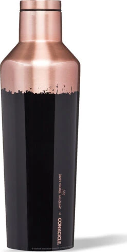 Corkcicle Canteen - Basquiat Collection - 16oz|-|Canteen - Basquiat Collection - 16oz -Corkcicle Drinkware Deals Store CRK BSQ2016 7E 7Eside 20Heathered 20Pink