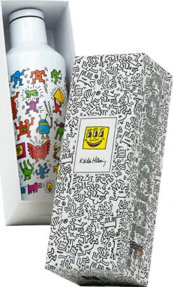 Corkcicle Keith Haring Canteen - 16oz|-|Bouteille Keith Haring - 16oz -Corkcicle Drinkware Deals Store CRK KH 2016 7E 7Efr 20KeithHaring 20 20Pop 20Party