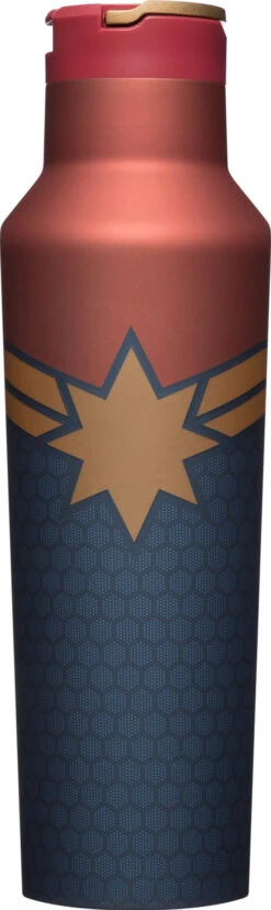 Corkcicle Marvel Spiderman Sport Canteen - 20oz|-|Bouteille Sport Marvel Spiderman - 20 oz -Corkcicle Drinkware Deals Store CRK MVL2020 7E 7EBack 20Marvel 20 20Captain 20Marvel