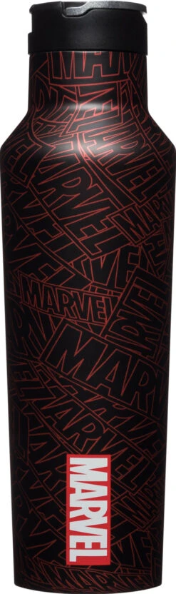 Corkcicle Marvel Spiderman Sport Canteen - 20oz|-|Bouteille Sport Marvel Spiderman - 20 oz -Corkcicle Drinkware Deals Store CRK MVL2020 7E 7EBack 20Marvel 20 20Marvel 20Logo