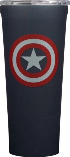 Corkcicle Marvel Spiderman Tumbler - 24oz|-|Gobelet Marvel Spiderman - 24 oz -Corkcicle Drinkware Deals Store CRK MVL2124 7E 7EBack 20Marvel 20 20Captain 20America