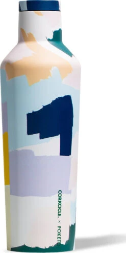 Corkcicle Custom Canteen -Poketo Collection - 16oz|-|Bouteille Custom - Poketo Collection - 16oz -Corkcicle Drinkware Deals Store CRK POK2016P 7EWhite 20Brush 20Stroke