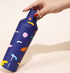 Corkcicle Custom Canteen -Poketo Collection - 16oz|-|Bouteille Custom - Poketo Collection - 16oz -Corkcicle Drinkware Deals Store CRK POK2016P 7E 7Ealt 20Custom 20Blue 20Confetti