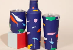 Corkcicle Custom Canteen -Poketo Collection - 16oz|-|Bouteille Custom - Poketo Collection - 16oz -Corkcicle Drinkware Deals Store CRK POK2016P 7E 7Emulti 20Custom 20Blue 20Confetti 671b27f1 ba38 4ec7 9ffd 6c1f10b27fcb