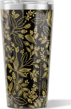 Corkcicle Rifle Paper Co Edition Tumbler - 16 Oz|-|Gobelet édition Rifle Paper Co - 16 Onces -Corkcicle Drinkware Deals Store CRK RP2116G 7EGloss 20Black 20 20Queen 20Anne