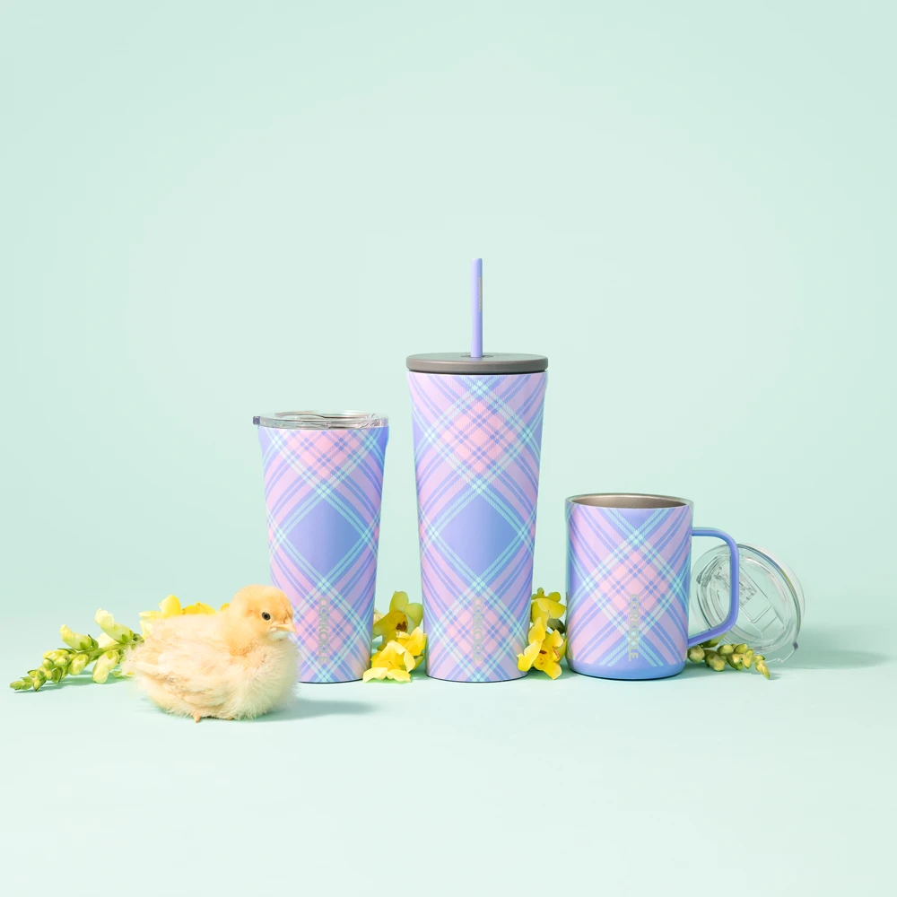 Corkcicle Plaid Tumbler - Image 5