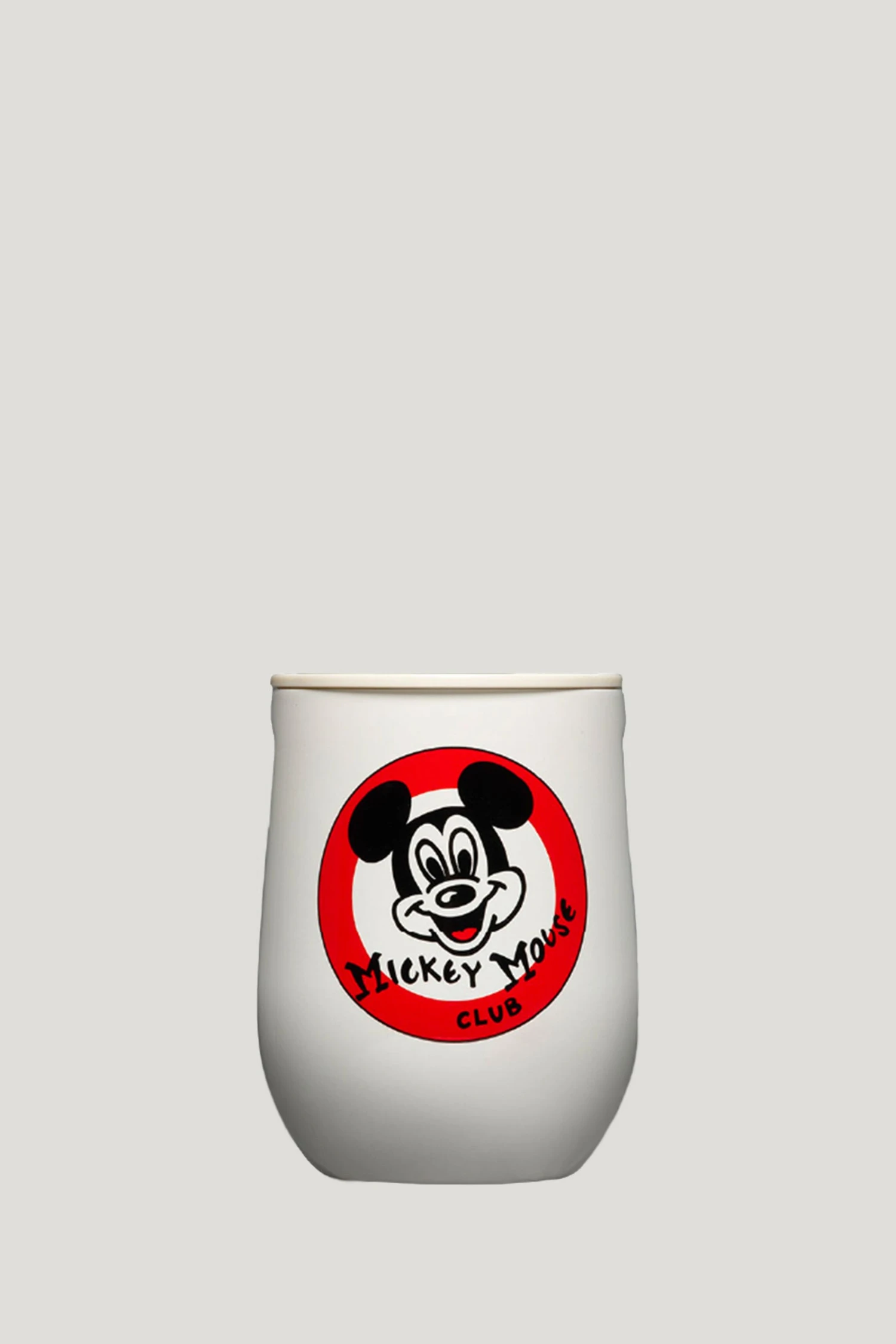 Corkcicle White Mickey Mouse Club Stemless 12oz 1 Corkcicle White Mickey Mouse Club Stemless 12oz